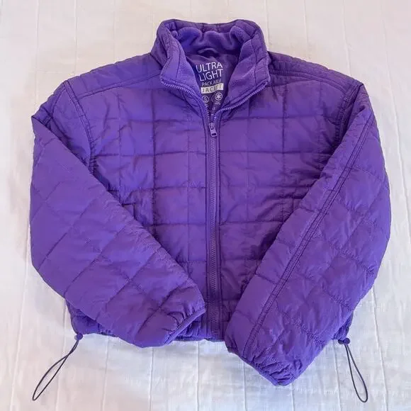 Love Tree Ultralight Puffer Jacket Women’s‎ MEDIUM Purple Full Zip - Picture 2 of 9